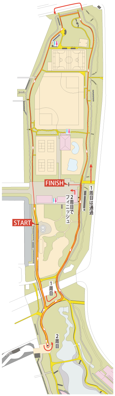 2kmコース図